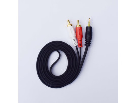 Copper Gold Plated High Quality 2 RCA Cable